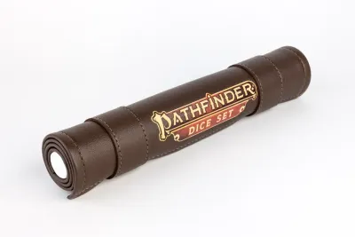 Pathfinder Dice Scroll Rolling Mat and Carrying Case