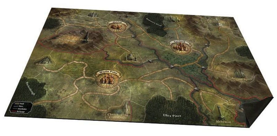 Folklore: The Affliction - Oversized Cloth World Map
