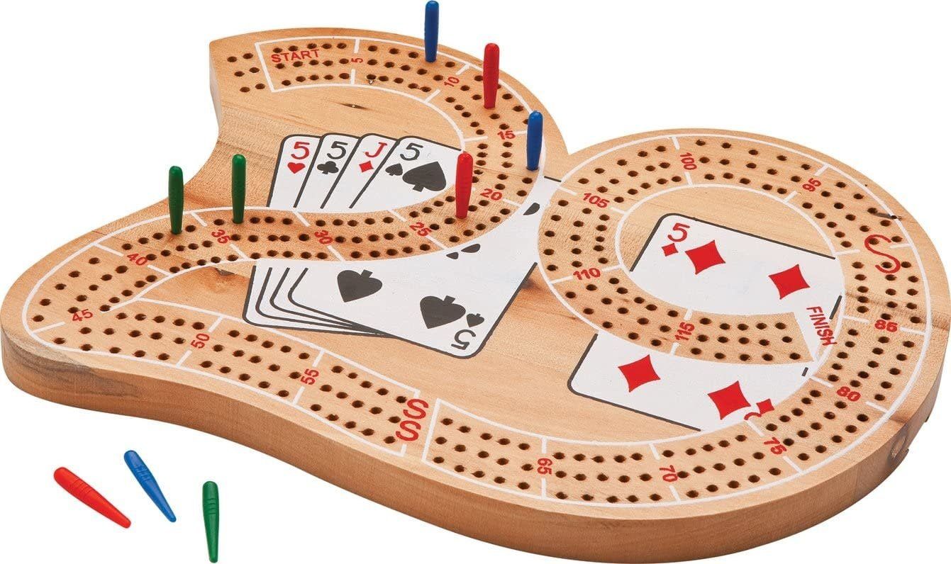 Cribbage Board Large 29 Wood