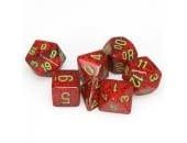 RPG Dice Set (7): Cube Speckled Strawberry