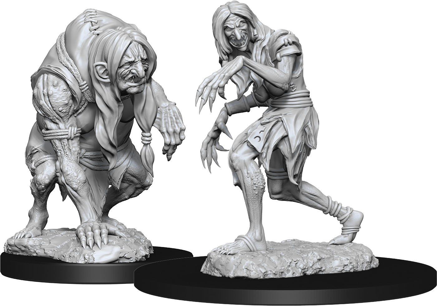 Pathfinder Deep Cuts Unpainted Miniatures: W14 Annis Hag &amp; Green Hag