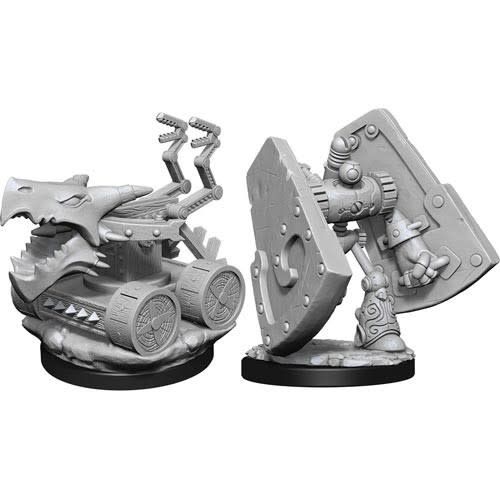 Dungeons &amp; Dragons Nolzur`s Marvelous Unpainted Miniatures: W15 Stone Defender &amp; Oaken Bolter
