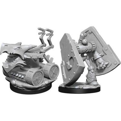 Dungeons &amp; Dragons Nolzur`s Marvelous Unpainted Miniatures: W15 Stone Defender &amp; Oaken Bolter