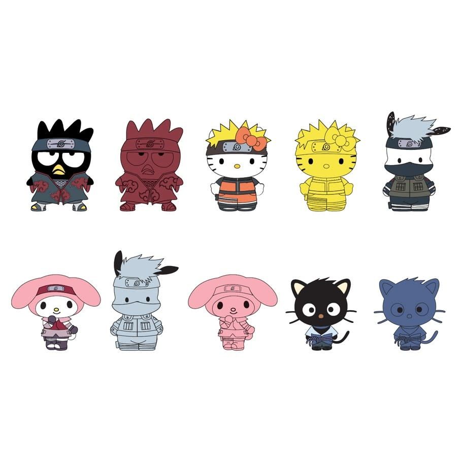 Naruto x Hello Kitty 1.5" Pin Set (20)