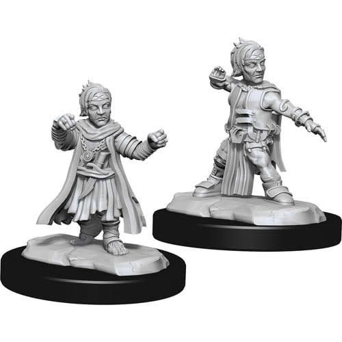 Pathfinder Deep Cuts Unpainted Miniatures: W15 Halfling Monk Male
