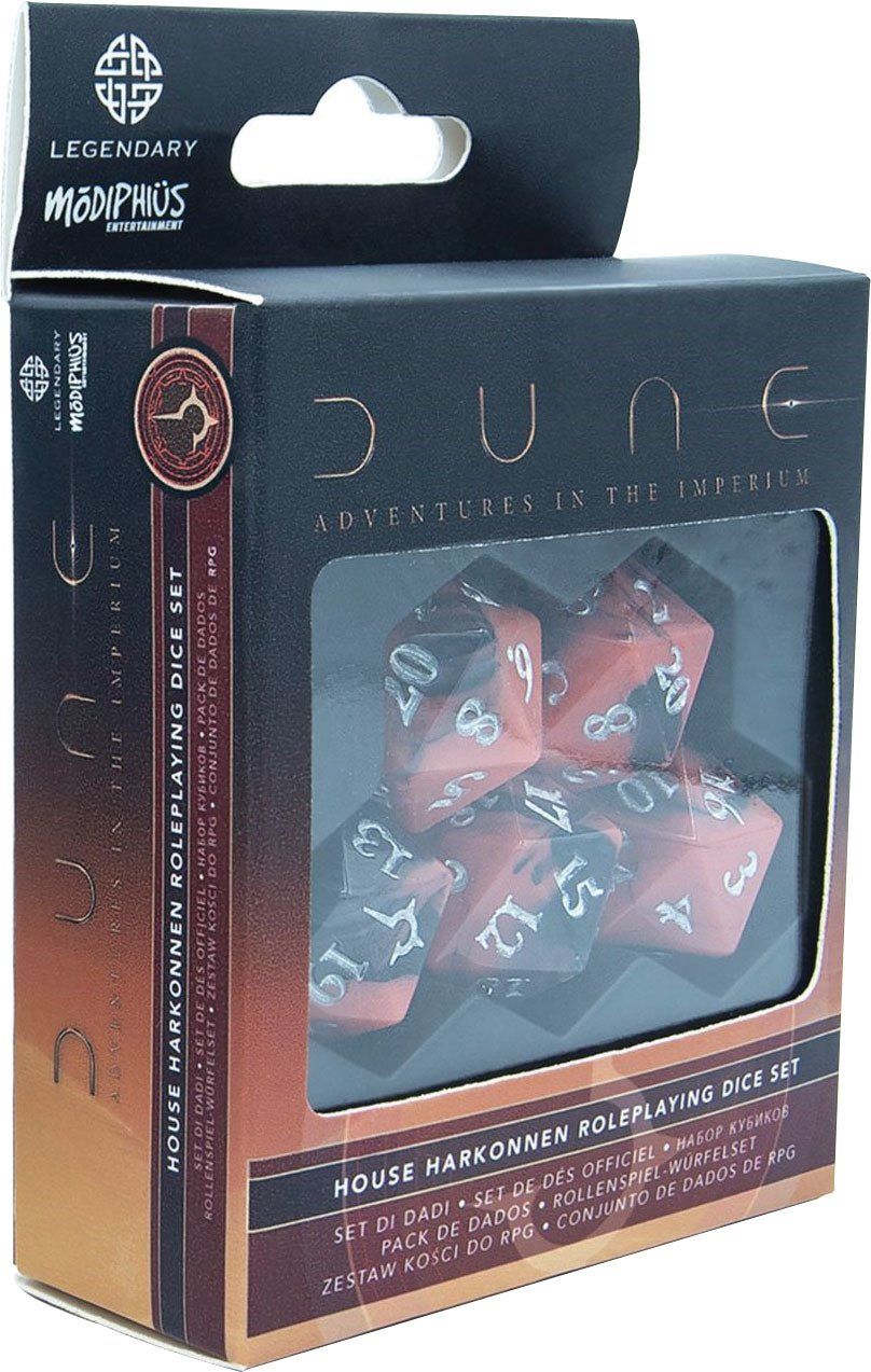 RPG Dice Set(7): Dune Harkonnen