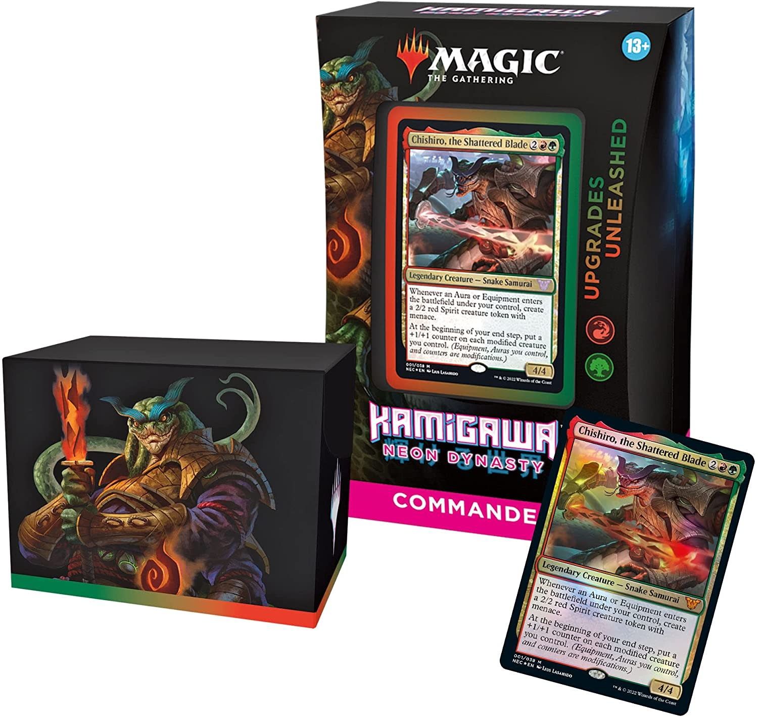 Magic the Gathering CCG: Kamigawa - Neon Dynasty Commander Deck Upgrades Unleashed