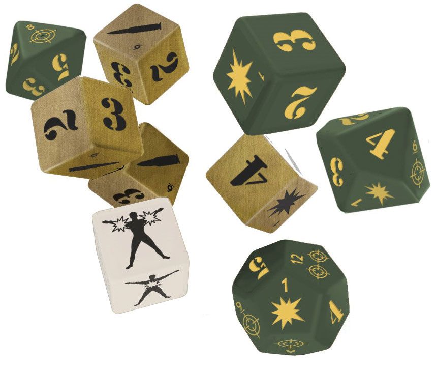 RPG Dice Set: 7 Set Twilight 2000