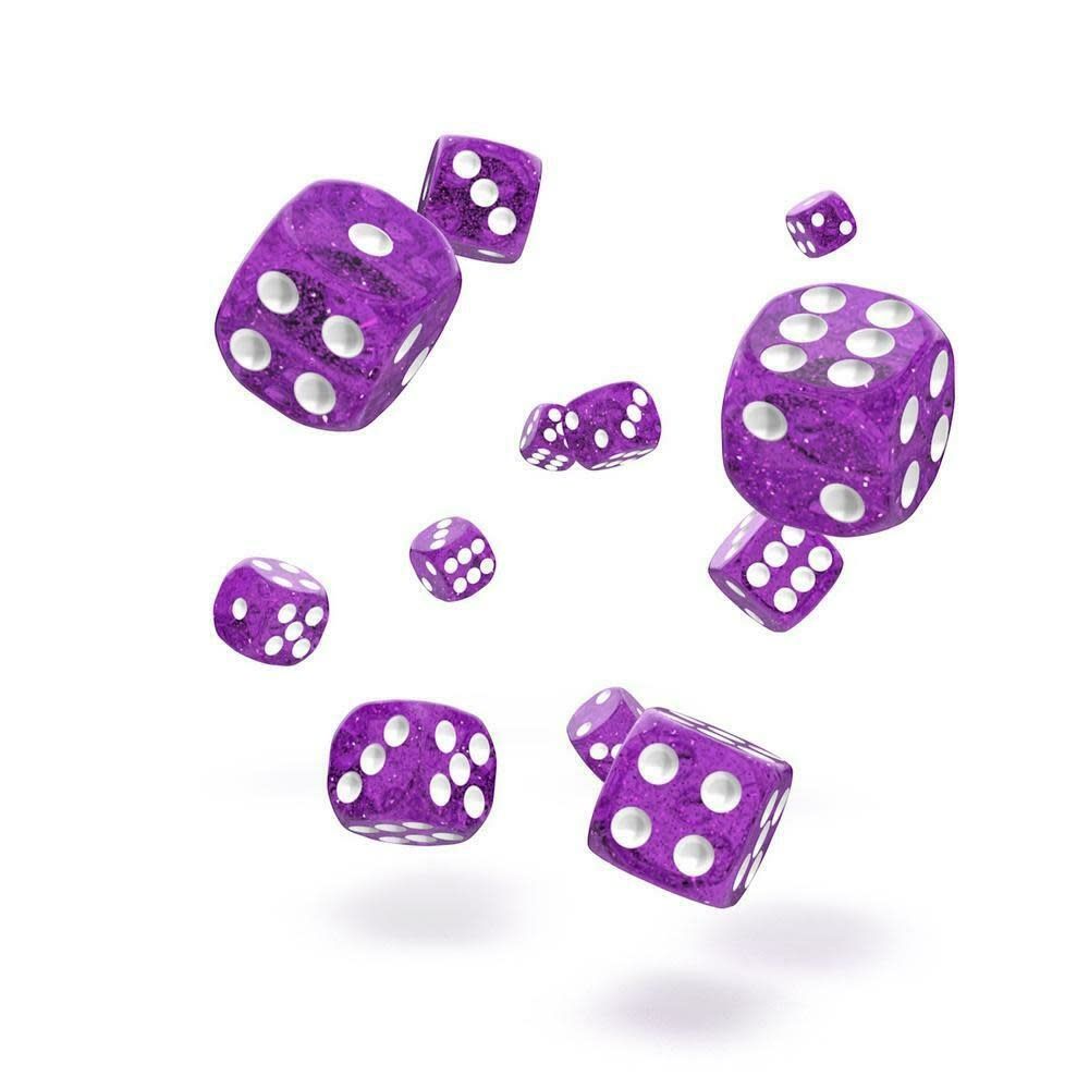 D6 (36): 12mm Speckled Purple