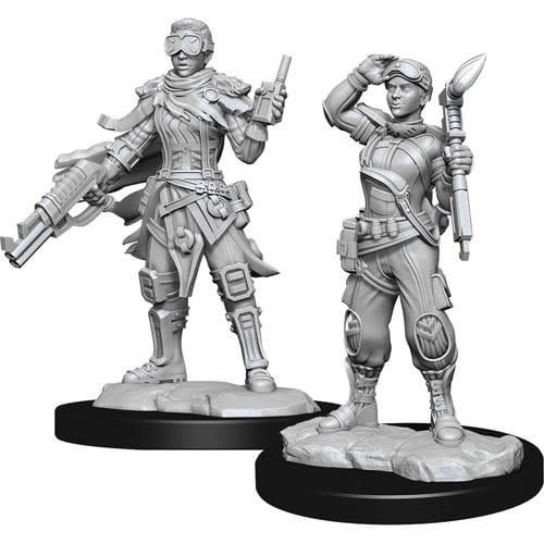 Starfinder Deep Cuts Unpainted Miniatures: W15 Human Mechanic Female