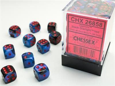 D6 (36): Gemini  Black-Starlight/red