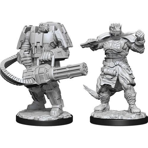 Starfinder Deep Cuts Unpainted Miniatures: W15 Vesk Soldier