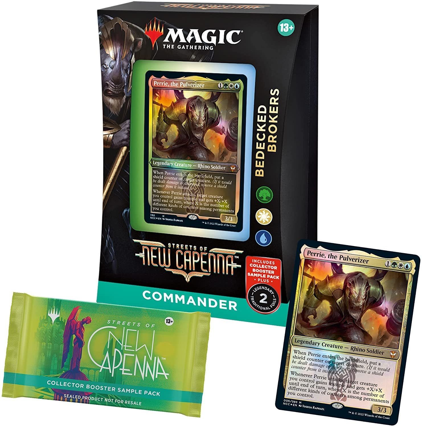 MTG: Streets of New Capenna Commander Deck Bedecked Brokers (green-white-blue)