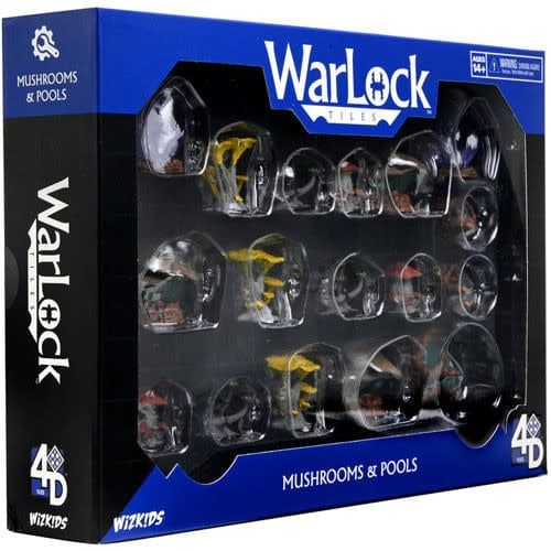 WarLock Tiles: Caverns Accessory - Mushrooms &amp; Pools