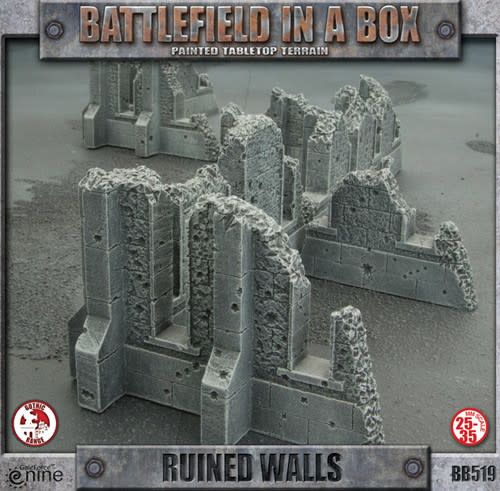 Battlefield in a Box: Gothic Battlefield: Ruined Walls (x5)
