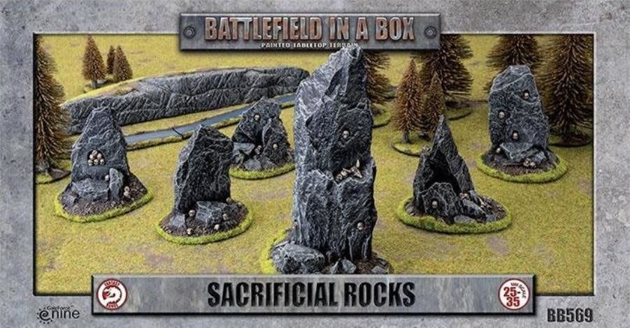 Battlefield in a Box: Features: Sacrificial Rocks (x6)