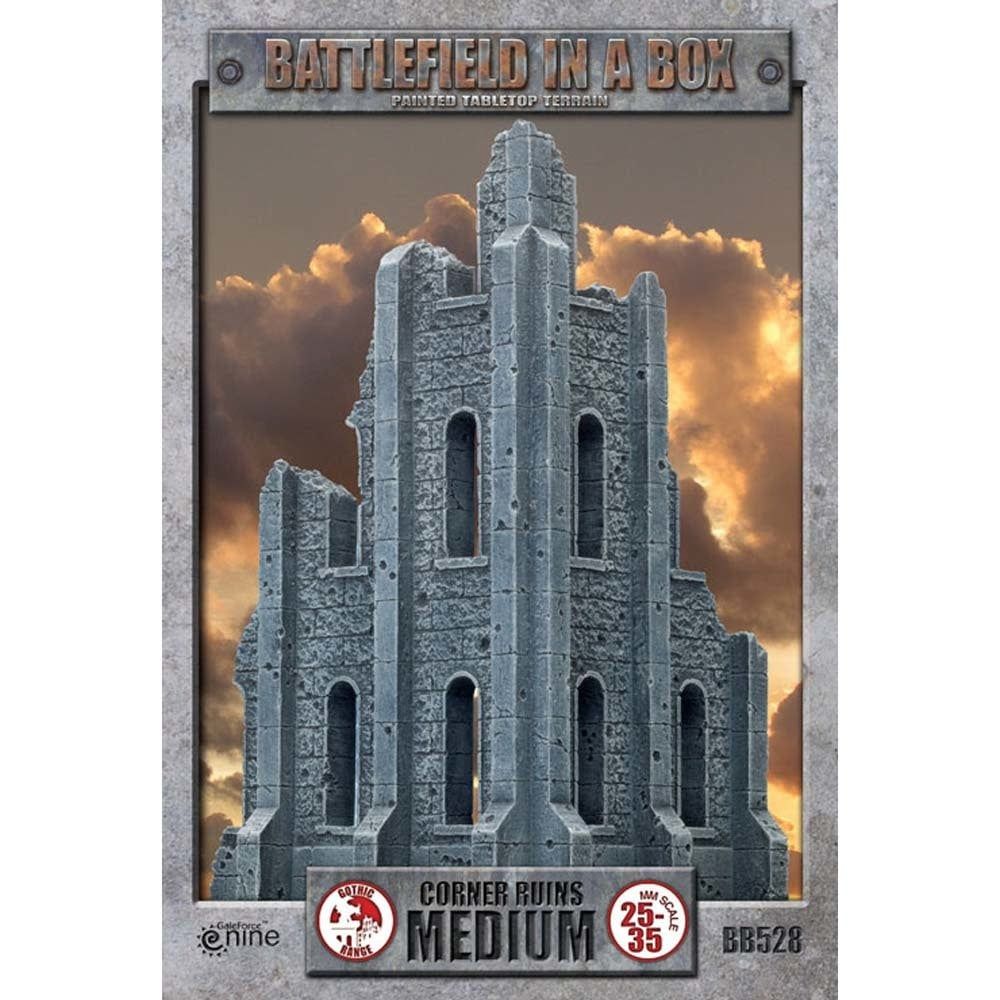 Battlefield in a Box: Gothic Battlefields: Medium Corner Ruin (x1)