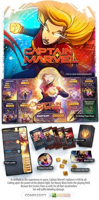 Dice Throne: Marvel: Captain Marvel Sleeves