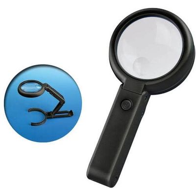 Tools: Foldable LED Magnifier (w/ Inbuilt Stand)