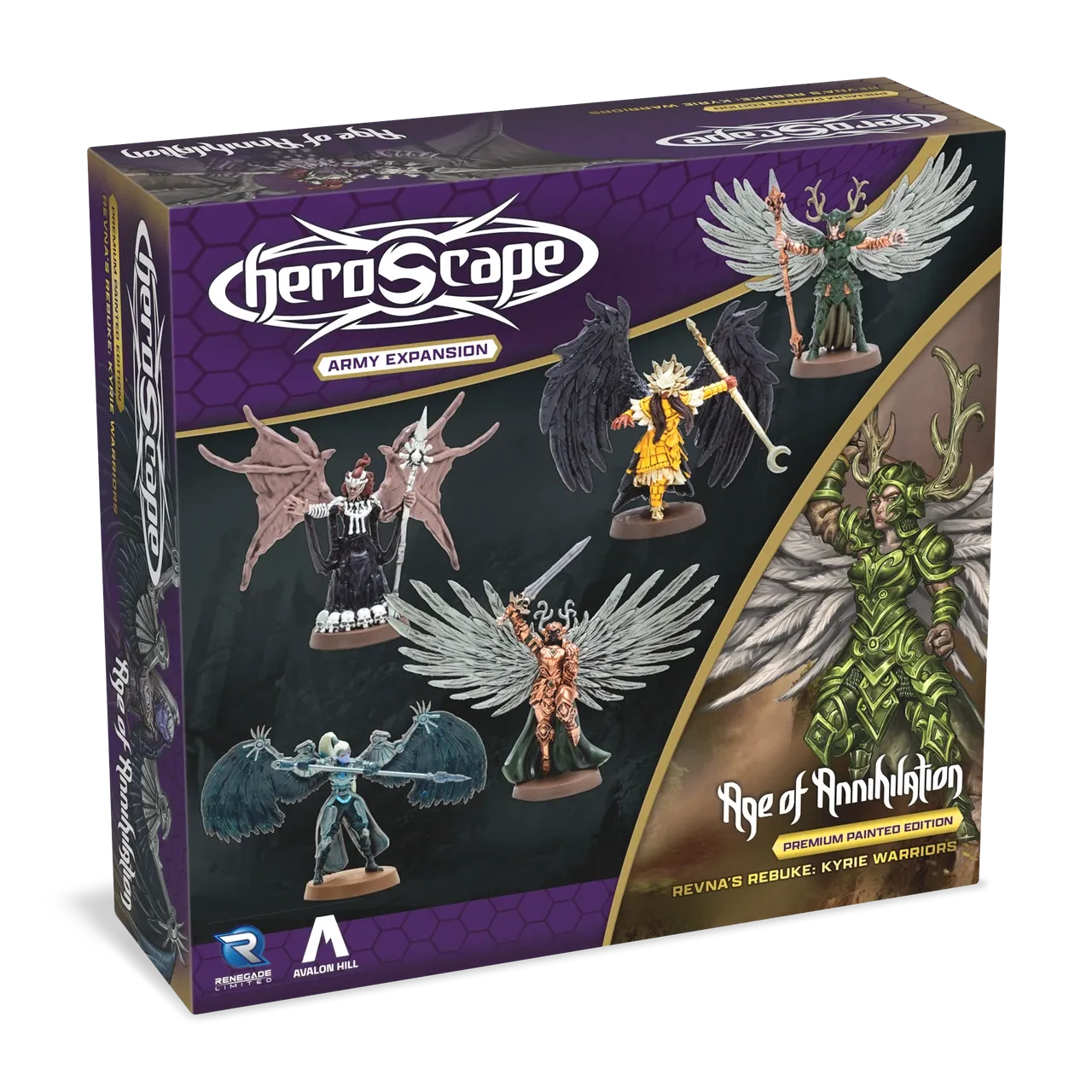 Heroscape: Revna&#39;s Rebuke: Kyrie Warriors Army Expansion Premium Painted Edition