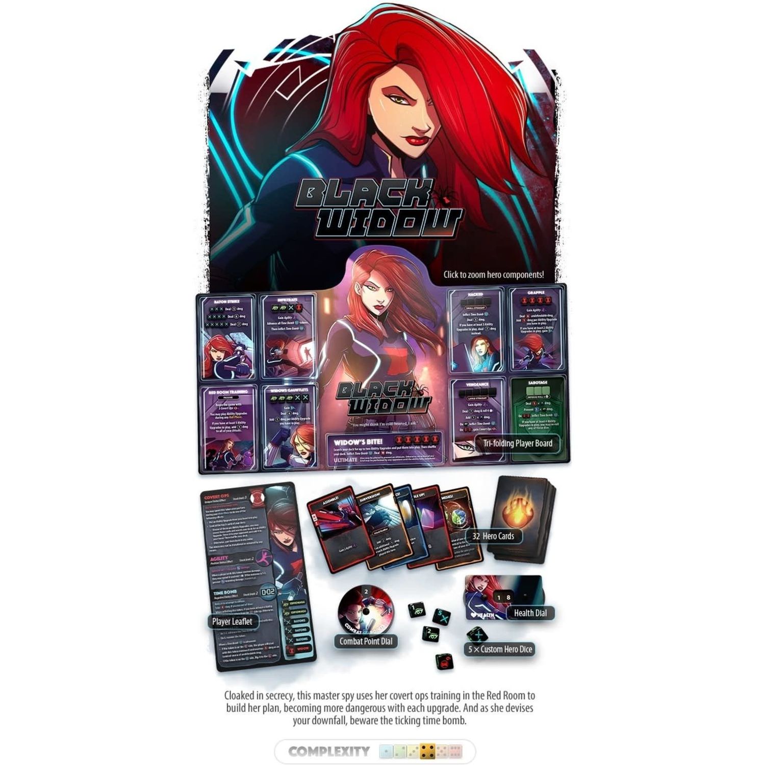 Dice Throne: Marvel: Black Widow Sleeves