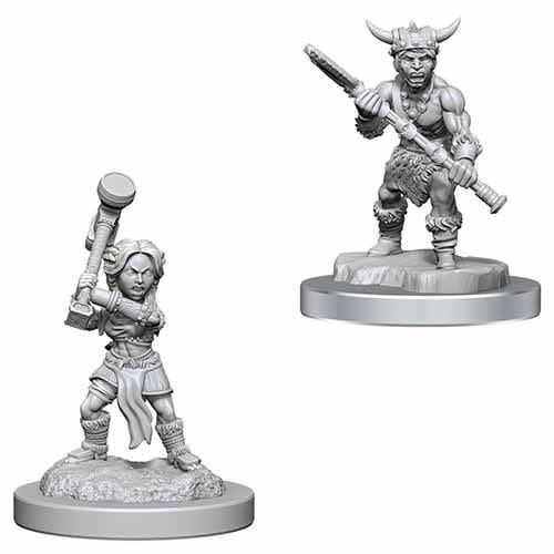 Dungeons &amp; Dragons Nolzur`s Marvelous Unpainted Miniatures: W18 Halfling Barbarians