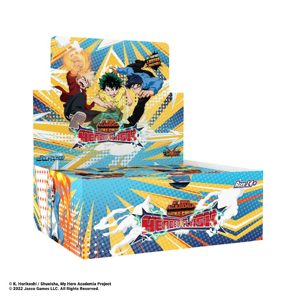 My Hero Academia CCG: Heroes Clash Booster Display (Unlimited)
