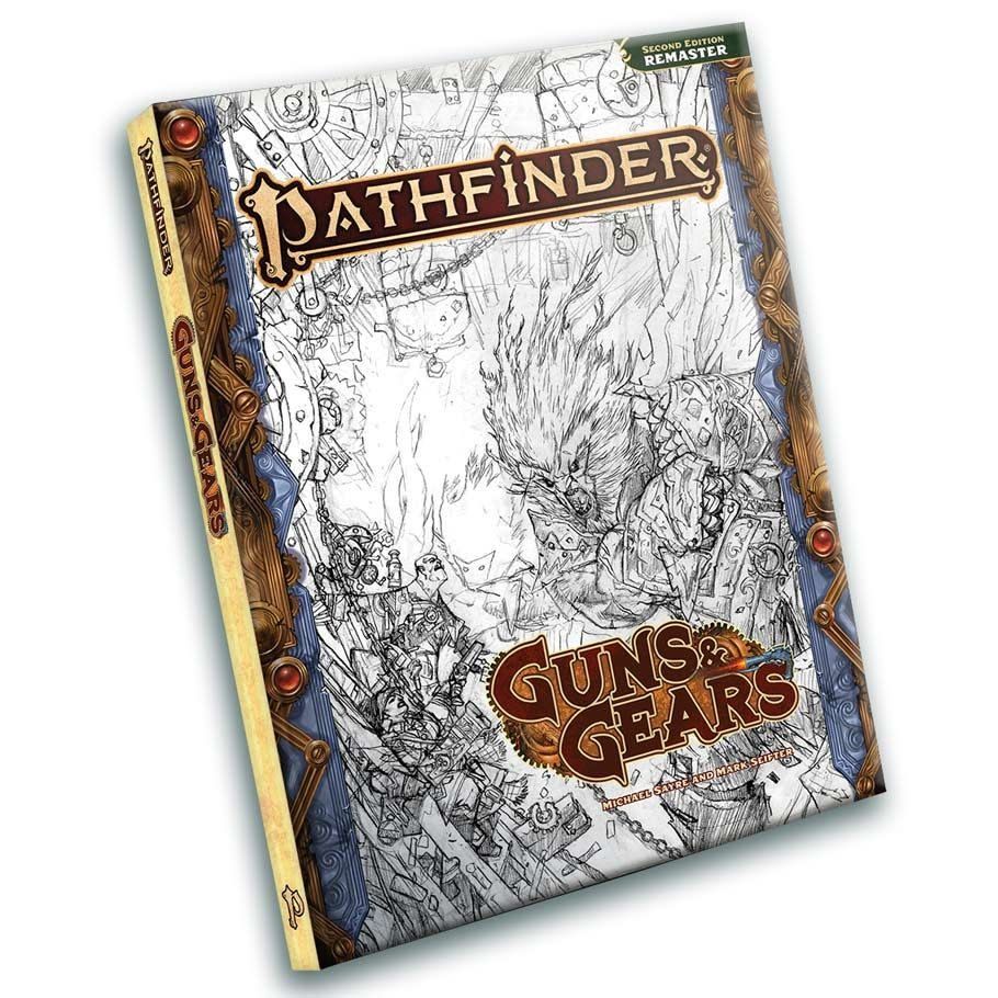 Pathfinder 2E: Guns &amp; Gears (Remastered) Sketch Cover