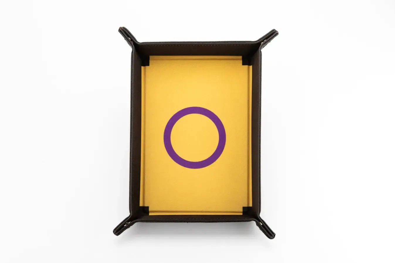Pride Flag Dice Trays: Intersex Flag