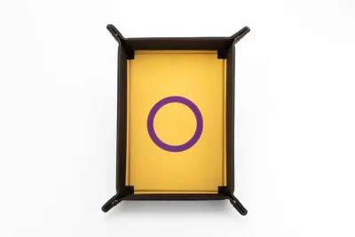 Pride Flag Dice Trays: Intersex Flag