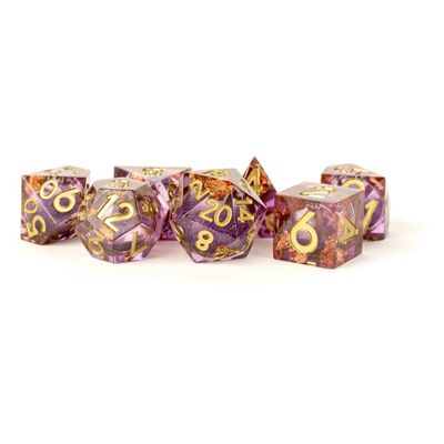 RPG Dice Set (7): Liquid Core: Aether Abstract