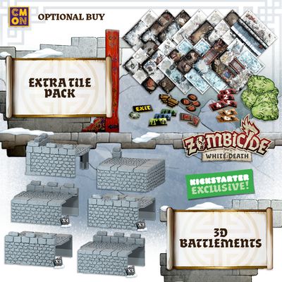 Zombicide: White Death: 3D Battlements