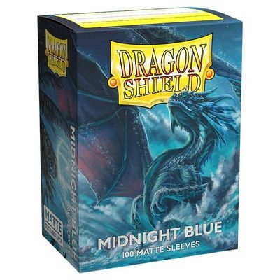 Dragon Shield: (100) Matte Midnight Blue