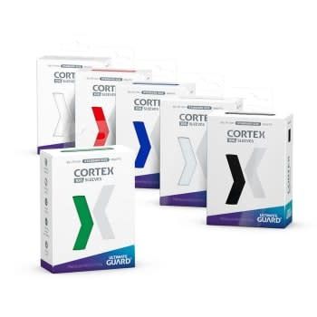 Ultimate Guard CORTEX Sleeves Black Glossy 100ct Packs