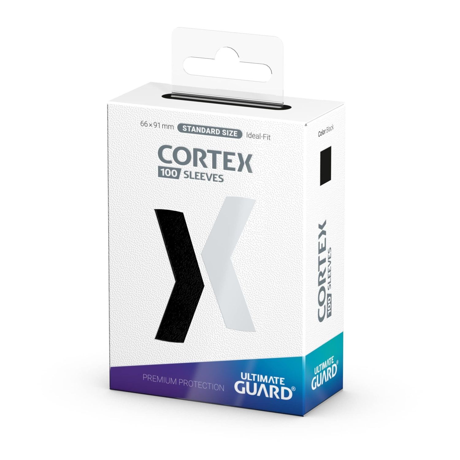 Ultimate Guard CORTEX Sleeves Black Matte 100ct Packs