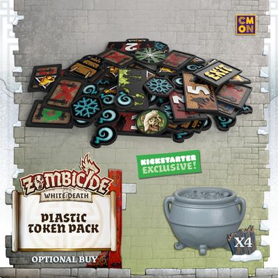 Zombicide: White Death: Plastic Token Set