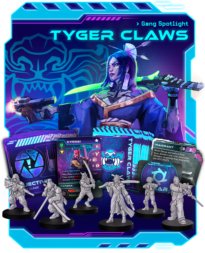 Combat Zone: Tyger Claws Starter Gang