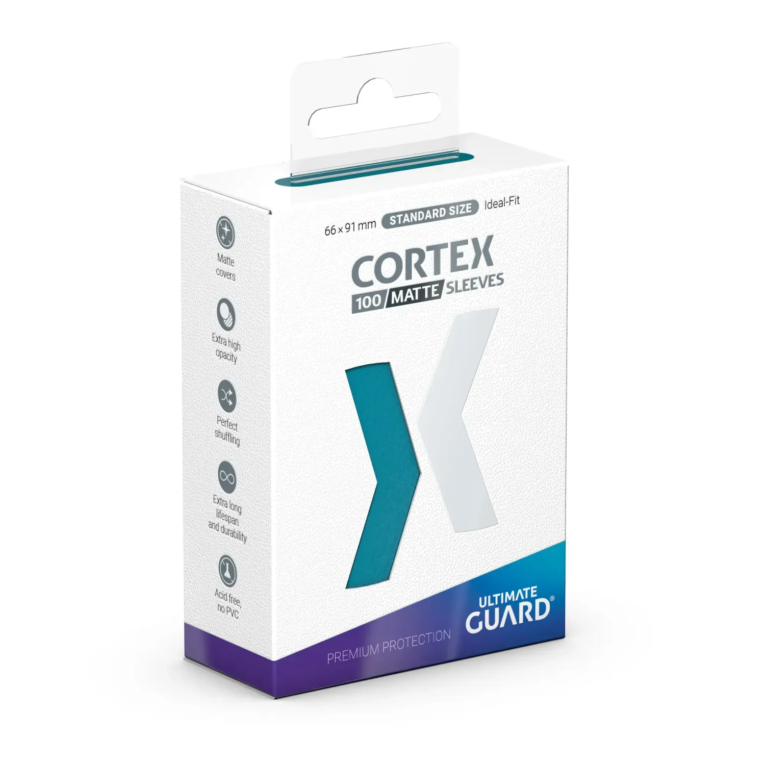 Ultimate Guard CORTEX Sleeves Petrol Matte 100ct Packs