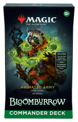 Magic the Gathering CCG: Bloomburrow Commander Deck - ANIMATED ARMY