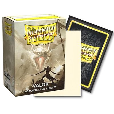 Dragon Shields: (100) Matte Dual - Valor