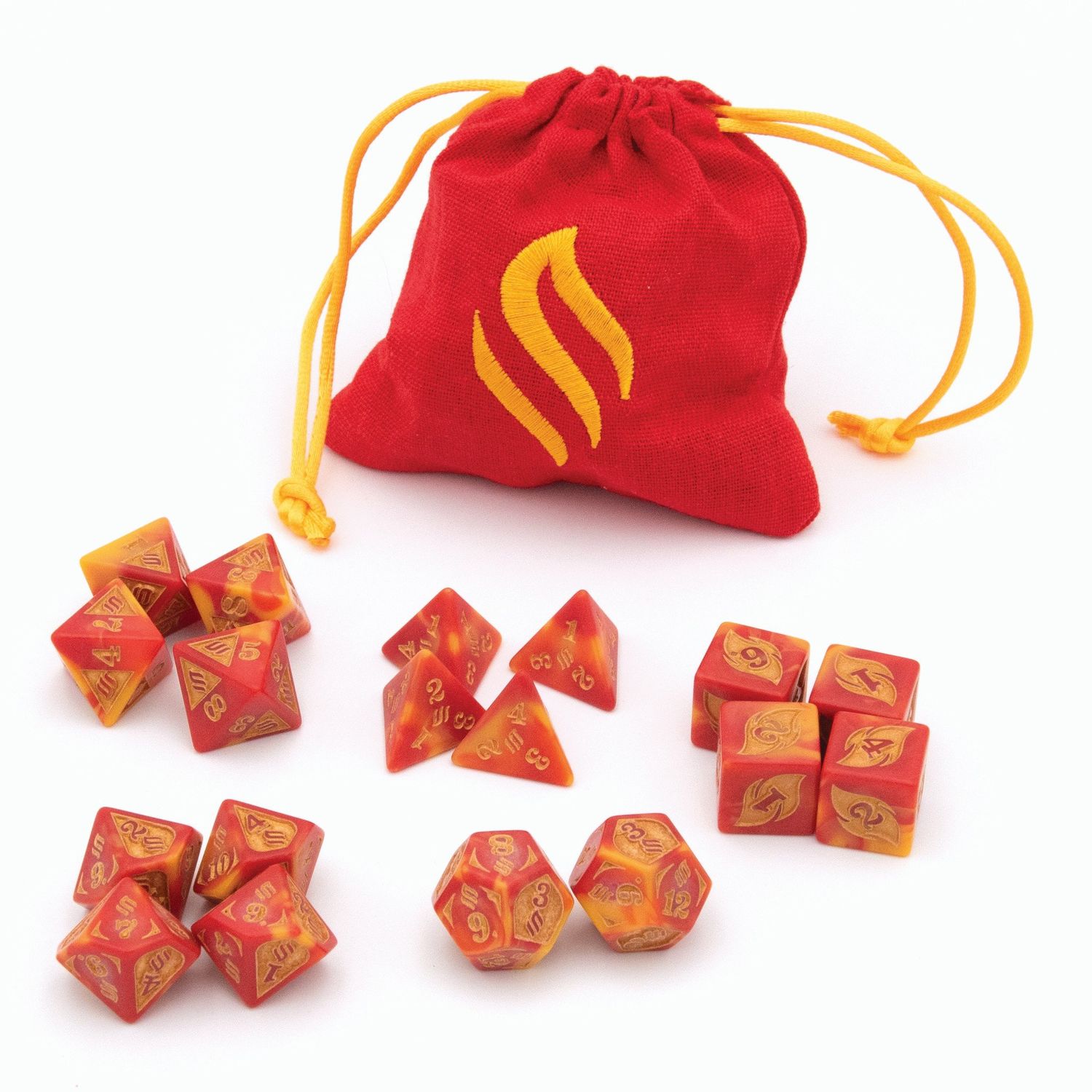 Dice Set (18): Fire Damage