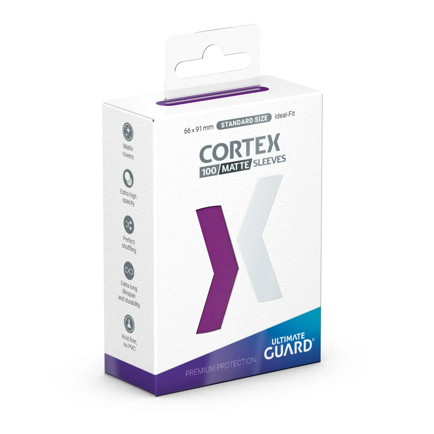 Ultimate Guard CORTEX Sleeves Purple Matte 100ct Packs