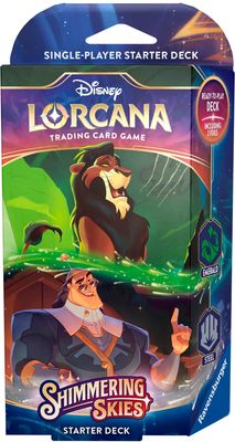 Disney Lorcana TCG: Shimmering Skies - Starter Deck - Emerald/Steel