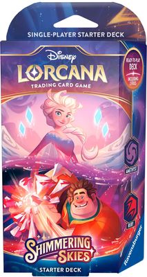 Disney Lorcana TCG: Shimmering Skies - Starter Deck - Amethyst/Ruby