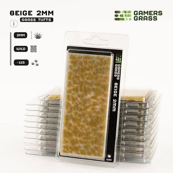 Gamers Grass Tufts: Tufts- Beige 4mm- Wild