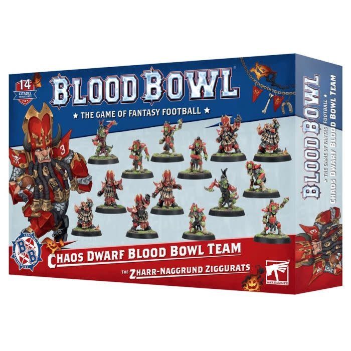 Blood Bowl: Chaos Dwarf Team - The Zharr-Naggrund Ziggurats
