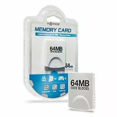GAMECUBE AND WII COMPATIBLE 64MB MEMORY CARD