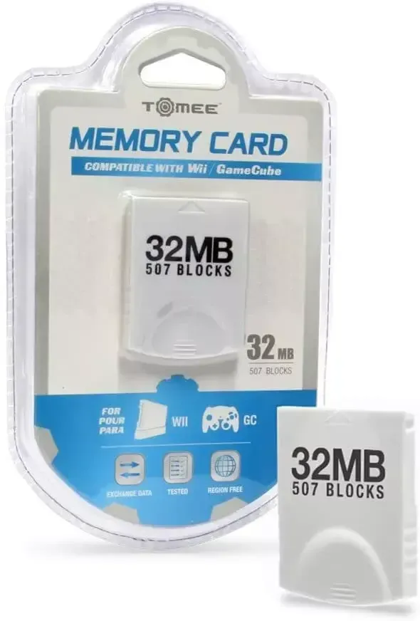 GAMECUBE AND WII COMPATIBLE 32MB MEMORY CARD