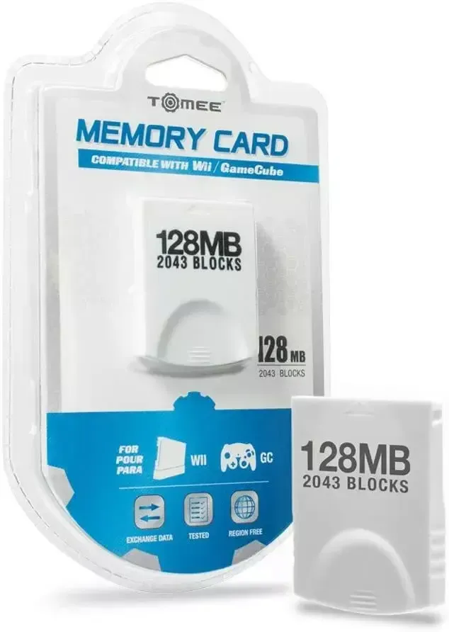 GAMECUBE AND WII COMPATIBLE 128MB MEMORY CARD