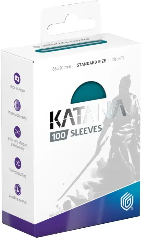 Ultimate Guard KATANA Sleeves Great Wave (100) Petrol